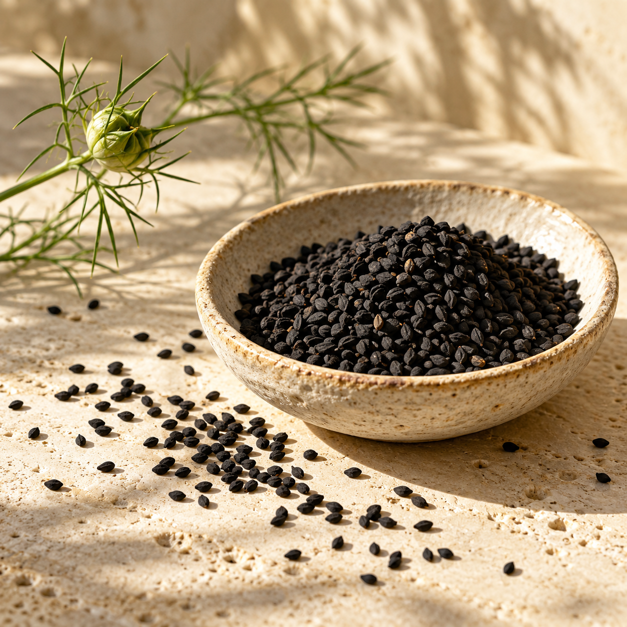 Composición botánica de semilla negra